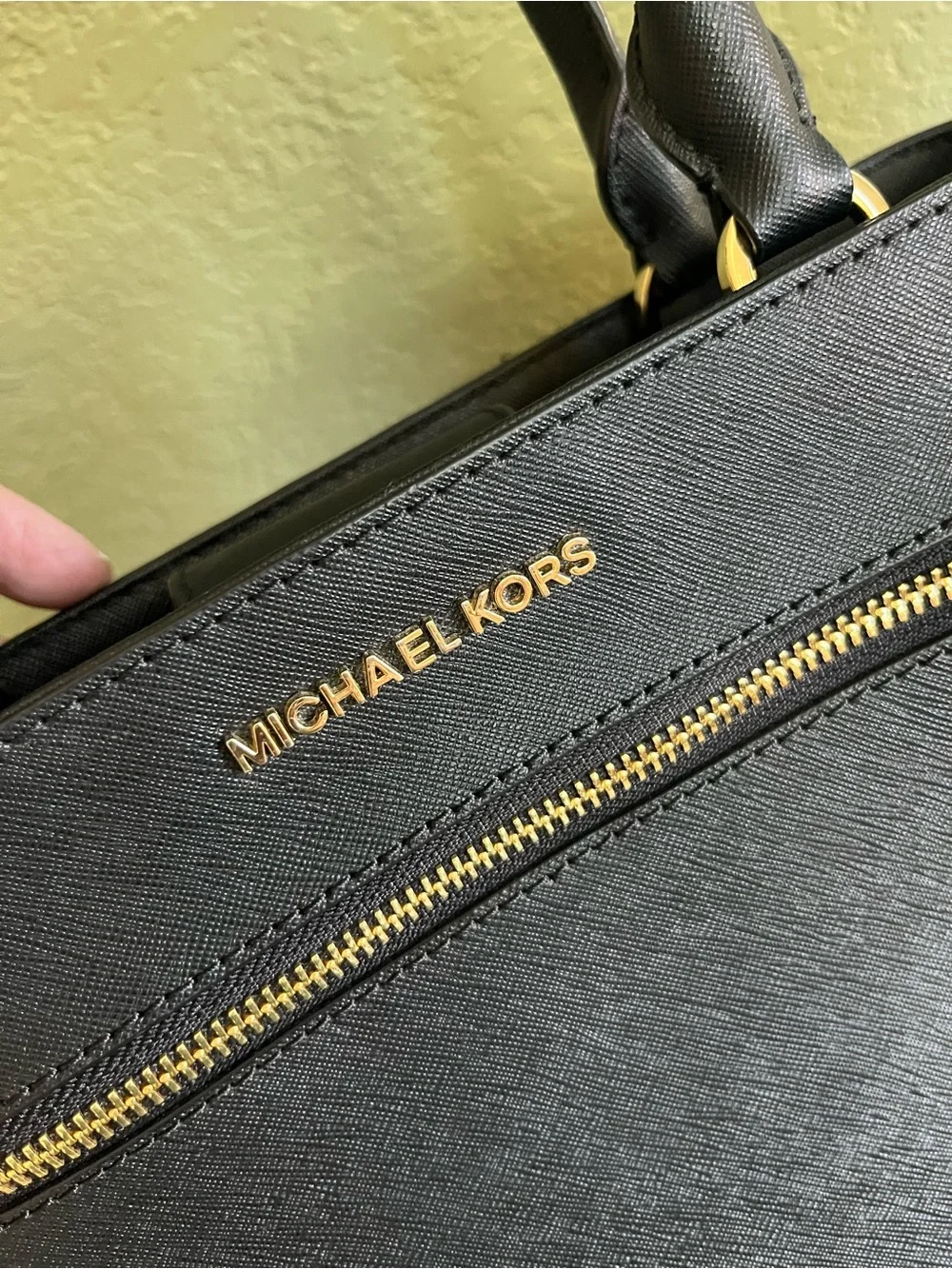 Michael Kors structured saffiano